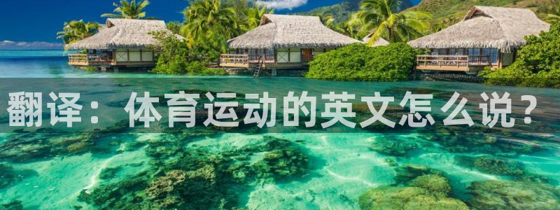 一竞技官网下载招商电话：翻译：体育运动的英文怎么说？