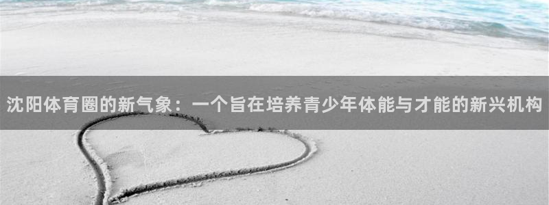 一竞技官网下载娱乐：沈阳体育圈的新气象：一个旨在培养
